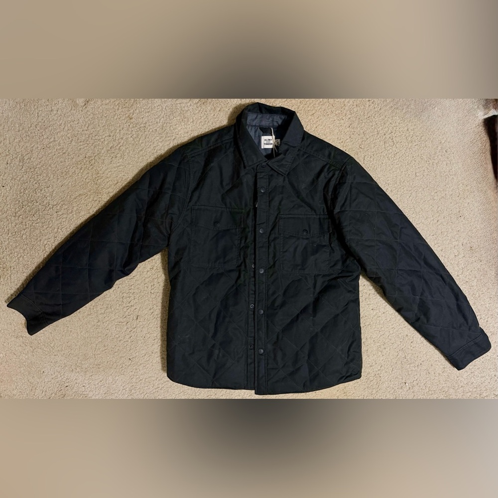 Flint and Tinder Quilted Waxed Shirt Jacket
